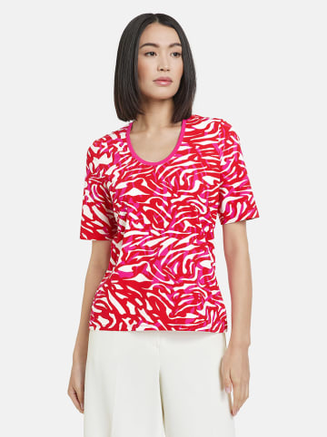 TAIFUN Koszulka w kolorze czerwono-białym
