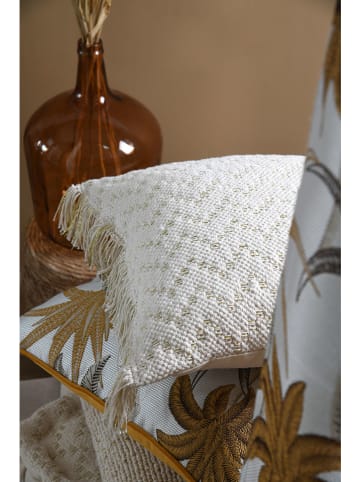 STOF France Kissen "Amazonica" in Creme/ Grün - (L)45 x (B)45 cm
