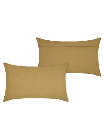 STOF France Kussen "Helios" mosterdgeel - (L)30 x (B)50 cm