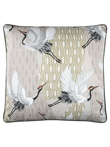 STOF France Kussen "Manchuria" crème/grijs - (L)50 x (B)50 cm