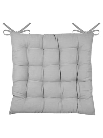 STOF France Stuhlkissen "Oxford" in Grau - (L)38 x (B)38 cm