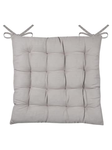 STOF France Stuhlkissen "Oxford" in Grau - (L)38 x (B)38 cm
