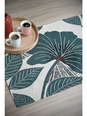 STOF France Tapijt "Parrot" groen/crème - (L)60 x (B)90 cm