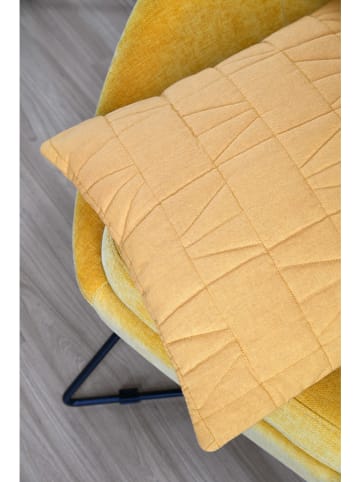 STOF France Kissen "Sirius" in Senf - (L)40 x (B)40 cm
