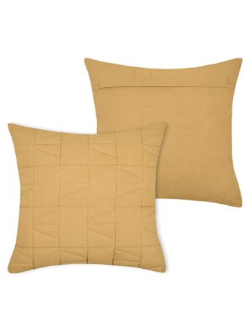STOF France Kussen "Sirius" mosterdgeel - (L)40 x (B)40 cm