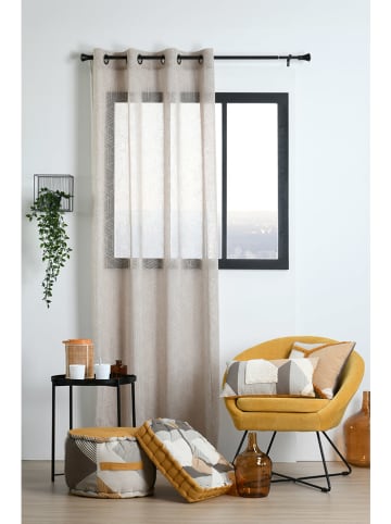 STOF France Ringgordijn "Sirius" beige - (L)260 x (B)140 cm