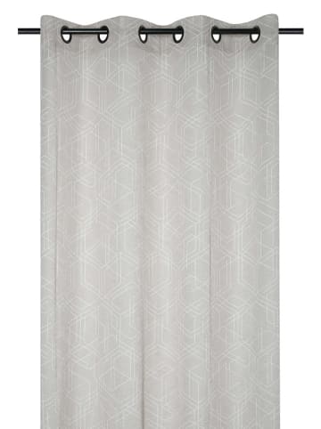 STOF France Ösengardine "Sirius" in Beige - (L)260 x (B)140 cm