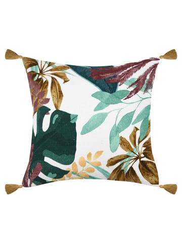 STOF France Kissen "Uniola" in Bunt/ Dunkelblau - (L)45 x (B)45 cm