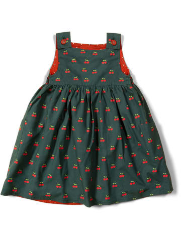 Little Green Radicals Wendekleid in Rot/ Dunkelgrün