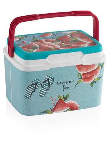 Joybos Koelbox lichtblauw/rood - 5 l