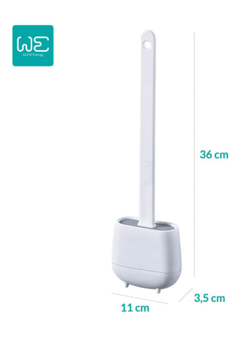 Joybos Toiletborstelhouder wit - (B)11 x (H)36 x (D)3,5 cm