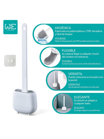 Joybos Toiletborstelhouder wit - (B)11 x (H)36 x (D)3,5 cm