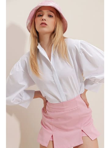 Trend Alacati Bluse "Trend Alaçat Stili" in Weiß