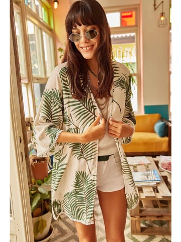 Olalook Kimono "Olalook" w kolorze kremowym