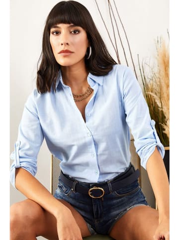 Olalook Bluse "Olalook" in Hellblau