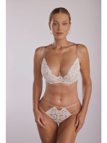 Kinga Slip "Coco" beige/wit