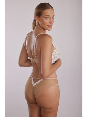 Kinga Slip "Coco" beige/wit