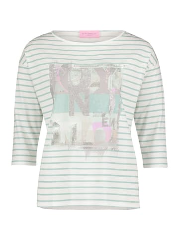 Betty Barclay Longsleeve in Mint/ Creme