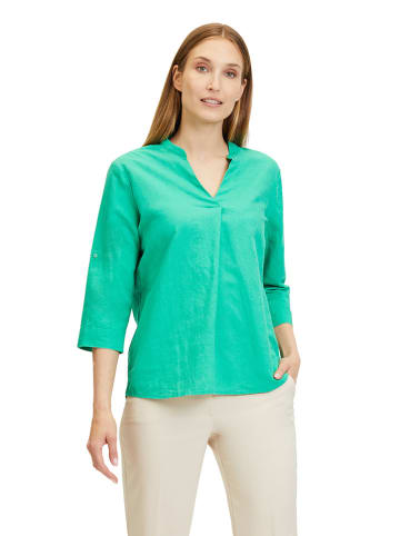 Betty Barclay Lniana bluzka w kolorze zielonym