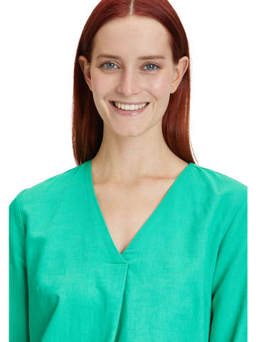 Betty Barclay Leinen-Kleid in Grün