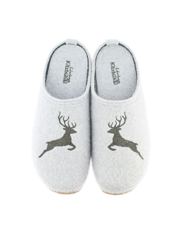 Living Kitzbühel Wollen pantoffels wit