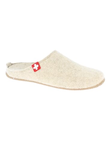 Living Kitzbühel Pantoffels "Gipfelkreuz" crème