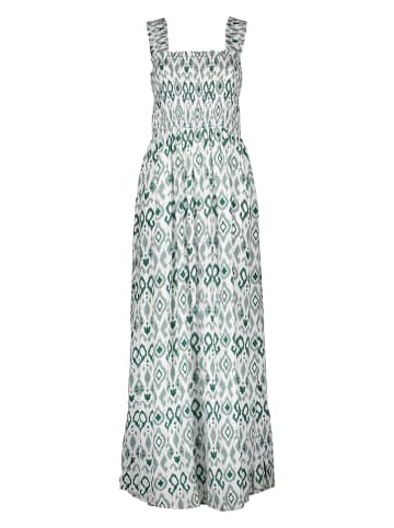 JDY Jurk "Star" wit/groen