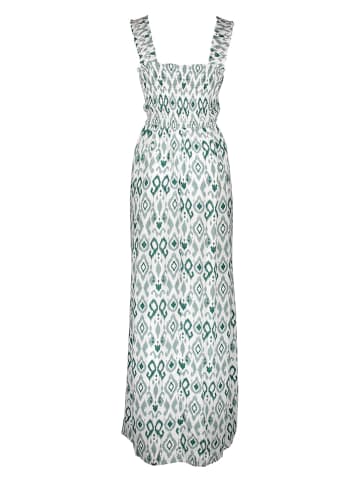 JDY Jurk "Star" wit/groen