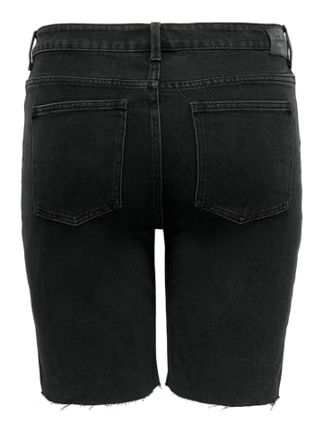 ONLY Carmakoma Jeans-Bermudas "Mily" in Schwarz