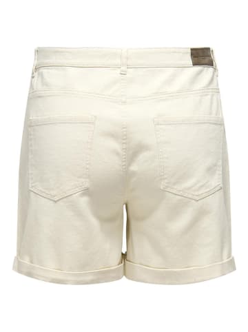 ONLY Carmakoma Shorts "Vega" in Creme