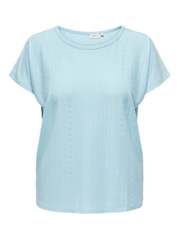 ONLY Carmakoma Shirt "Zabbi" in Hellblau