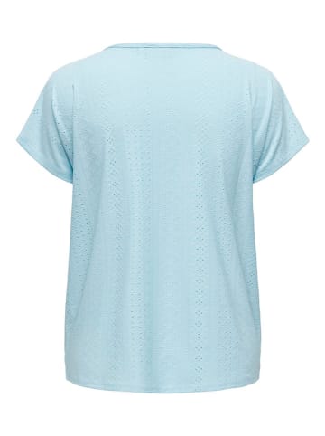 ONLY Carmakoma Shirt "Zabbi" in Hellblau