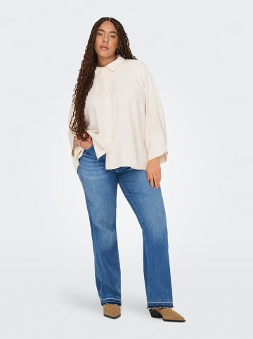 ONLY Carmakoma Bluse "Grace" in Creme