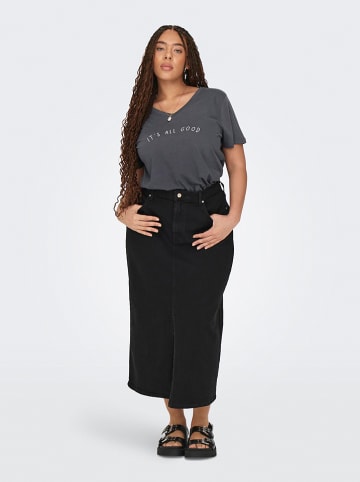 ONLY Carmakoma Shirt "Avi" in Anthrazit