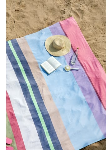 Remember Strandtuch 'Portoverde' in Bunt - (L)200 x (B)200 cm