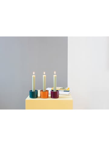 Remember 3-delige set: theelichthouders rood/oranje/blauw - Ø 7,5 cm