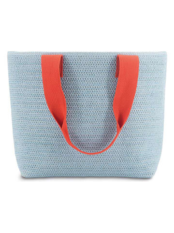 Remember Strandtasche in Hellblau - (B)48 x (H)32 x (T)14,5 cm