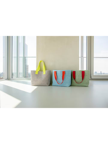 Remember Strandtasche in Grau - (B)48 x (H)32 x (T)14,5 cm