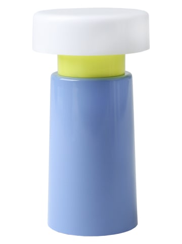 Remember LED-Tischleuchte "Victoria" in Hellblau - (H)17,5 x Ø 9,5 cm