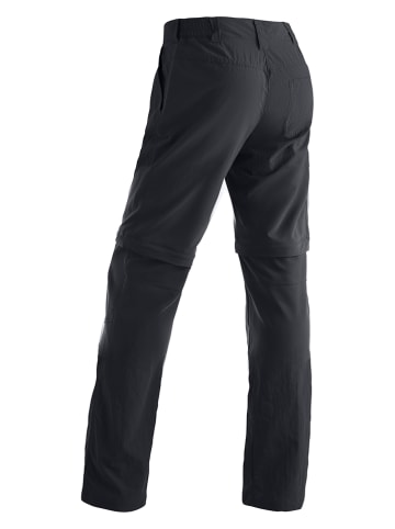 Maier Sports Zipp-Off-Funktionshose in Schwarz