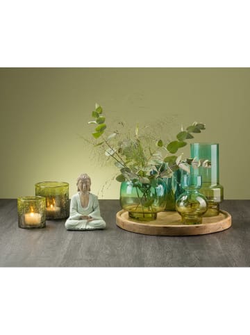 G. Wurm Vase in Grün - (B)15 x (H)18 x (T)10 cm