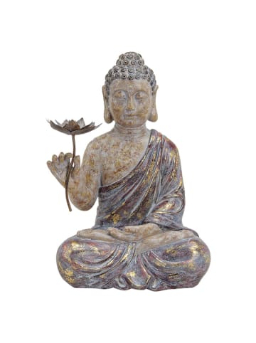 G. Wurm Figurka dekoracyjna "Buddha" w kolorze jasnobrązowym - 35 x 24 x 48 cm