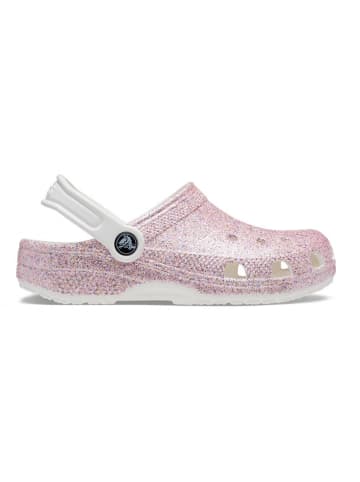 Crocs Crocs "Classic Glitter" lichtroze/wit