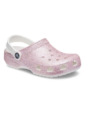 Crocs Crocs "Classic Glitter" lichtroze/wit