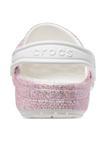 Crocs Crocs "Classic Glitter" lichtroze/wit
