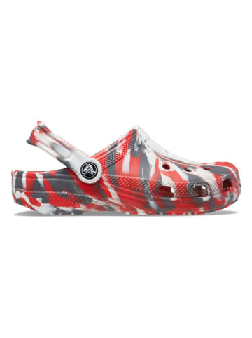 Crocs Crocs "Classic Marbled" wit/rood/zwart
