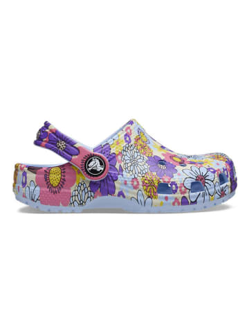 Crocs Crocs "Classic Retro Floral" in Hellblau/ Bunt