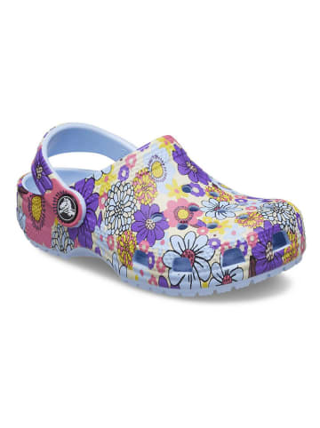 Crocs Crocs "Classic Retro Floral" in Hellblau/ Bunt