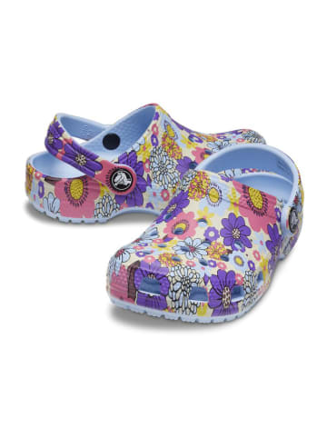 Crocs Crocs "Classic Retro Floral" lichtblauw/meerkleurig