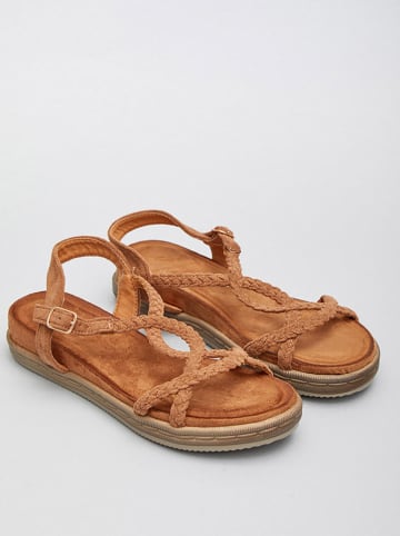 Bellucci Sandalen in Hellbraun